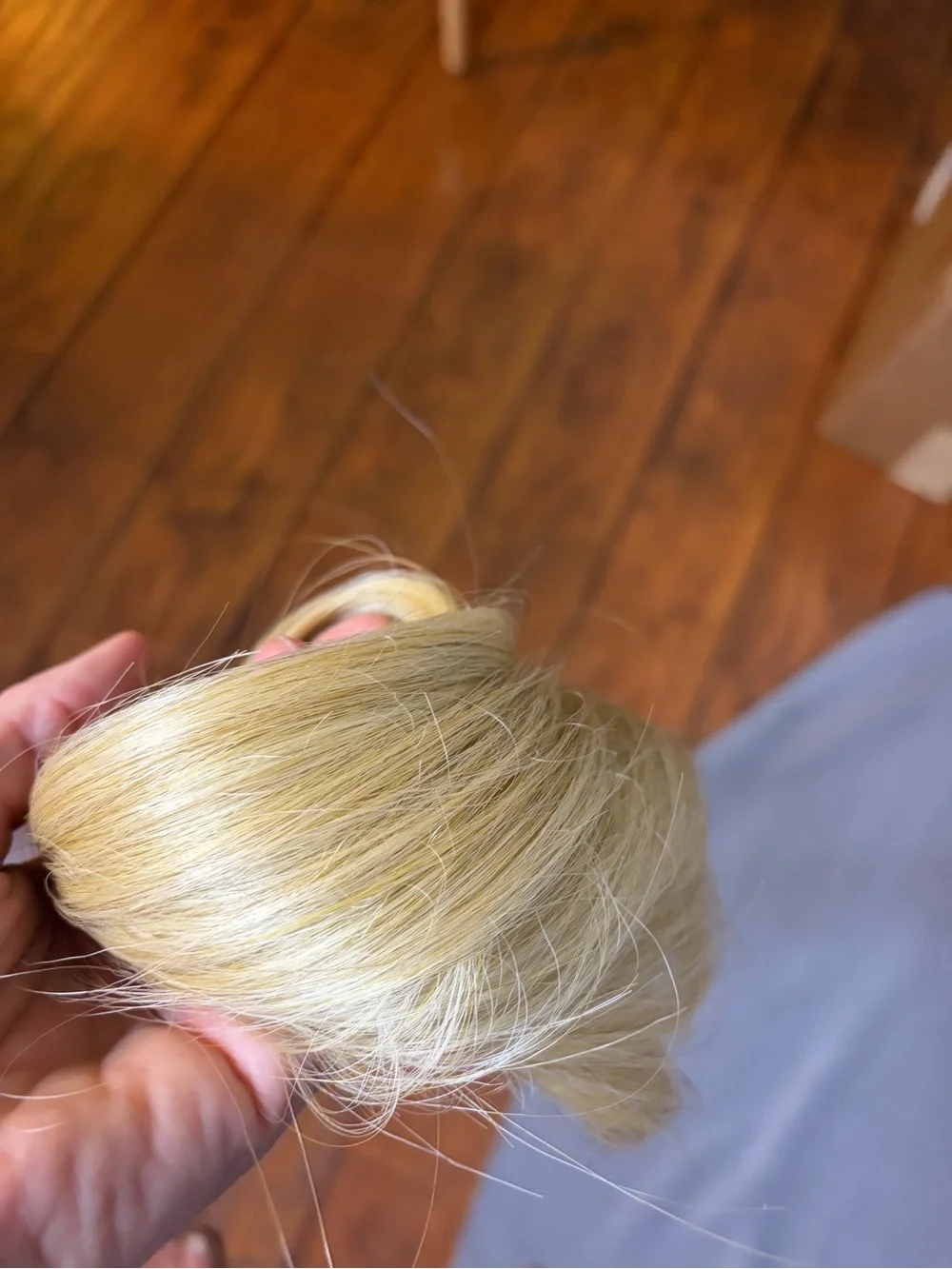 Honey Blonde wrap around Hair Extension - Natural Blonde